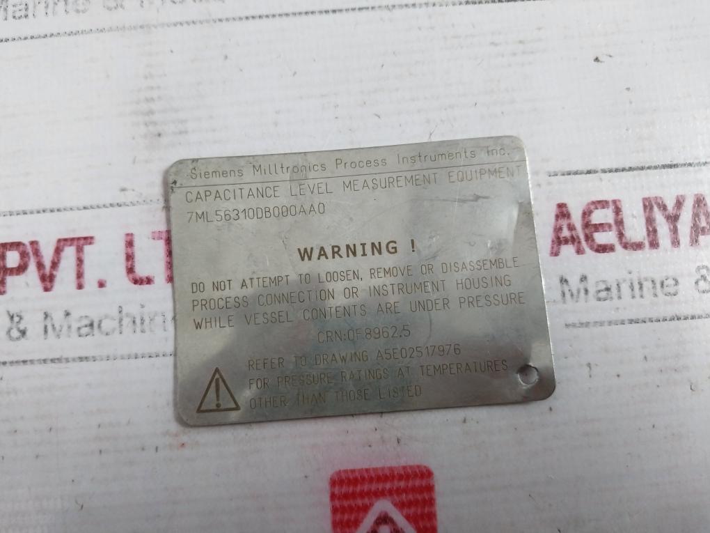 Siemens 7ML56310DB000AA0 Ultrasonic Point Level Measurement Module 12-250V IP65