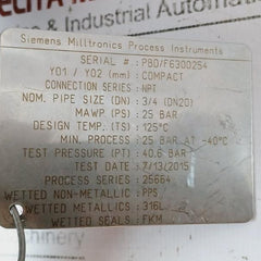 Siemens 7Ml56400Aa000Ka0 Cls20 Digital Capacitive Level Measurement Equipment