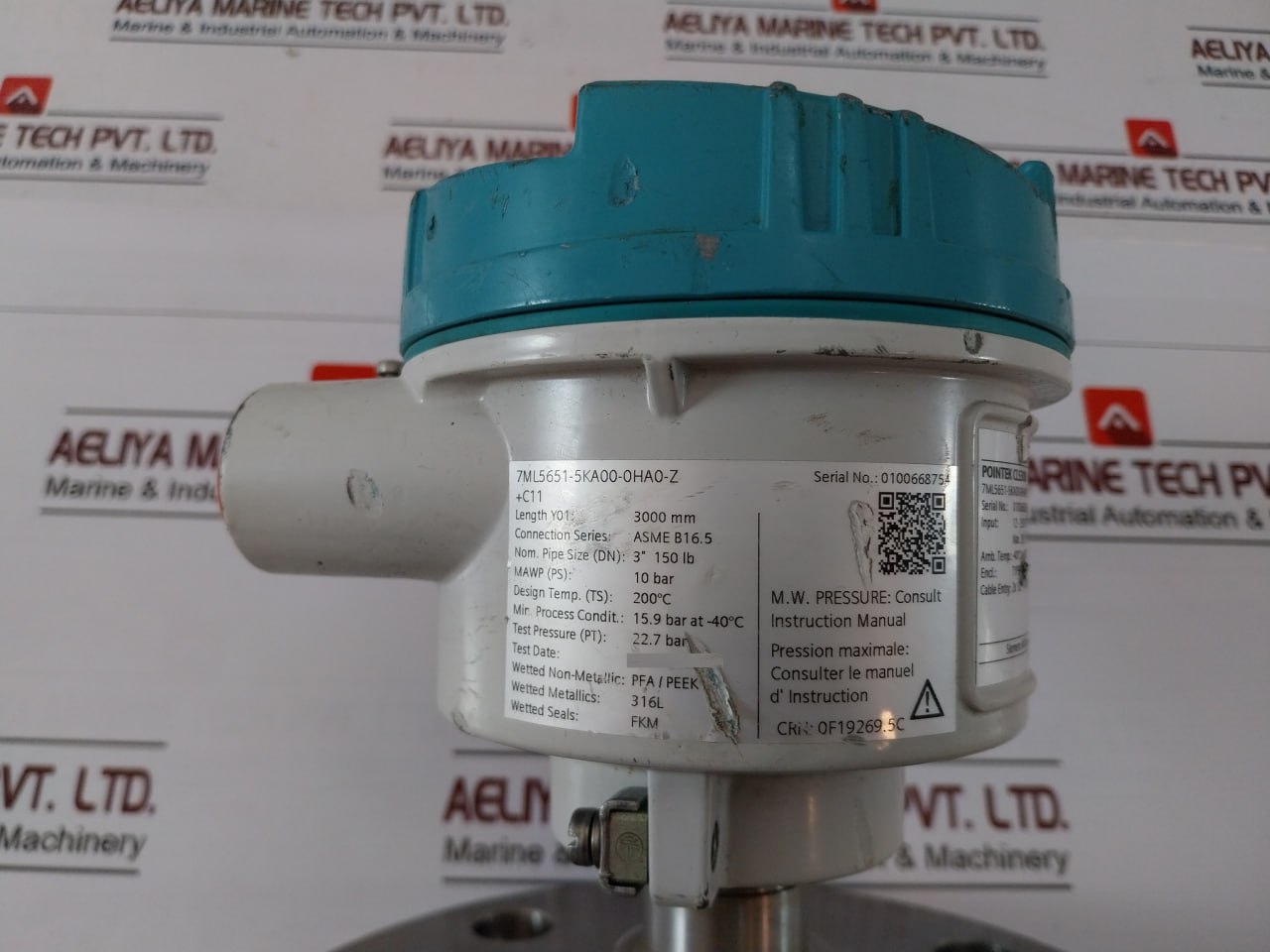 Siemens 7Ml5651-5Ka00-0Ha0-z Capacitance Point Level Switch Sc340027 5A-30Vdc Dc 10-21