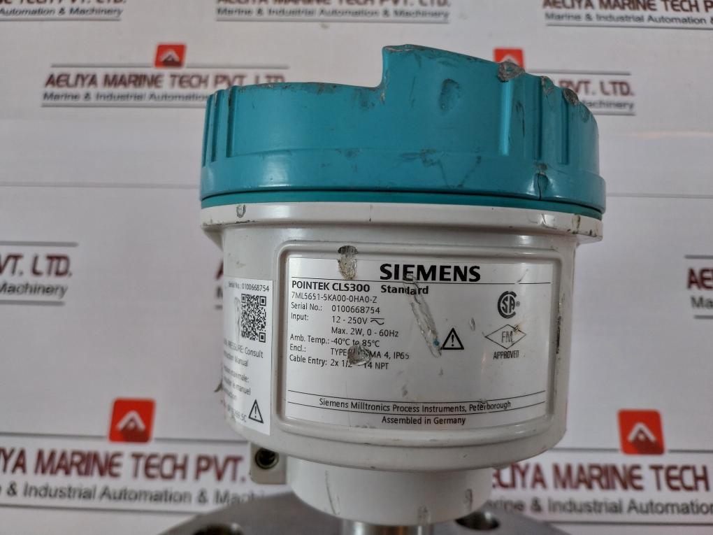Siemens 7Ml5651-5Ka00-0Ha0-z Capacitance Point Level Switch Sc340027 5A-30Vdc Dc 10-21