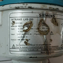 Siemens 7Ml5731-1Ab11-1Ca0 Vibrating Fork Point Level Switch 19-55Vdc 1.5W