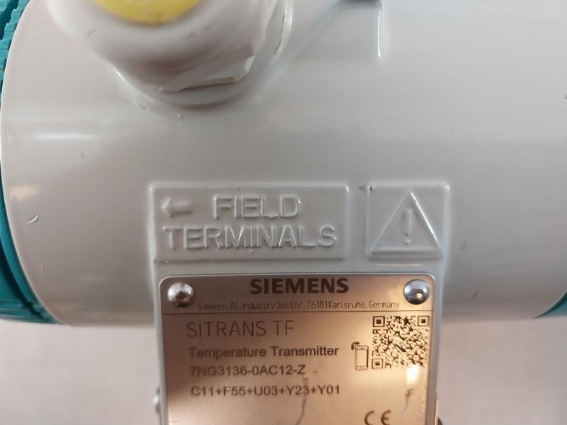Siemens 7Ng3136-0Ac12-z Temperature Transmitter With Mounted Transmitter