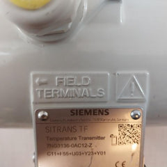 Siemens 7Ng3136-0Ac12-z Temperature Transmitter With Mounted Transmitter