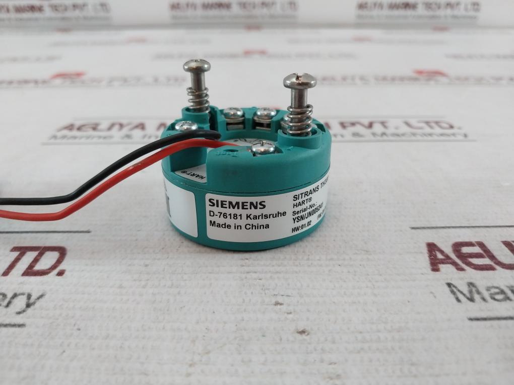Siemens 7Ng3212-0Nn00 Sitrans Th300 Temperature Transmitter 4-20Ma Hart