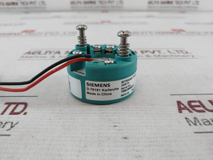 Siemens 7Ng3212-0Nn00 Sitrans Th300 Temperature Transmitter 4-20Ma Hart