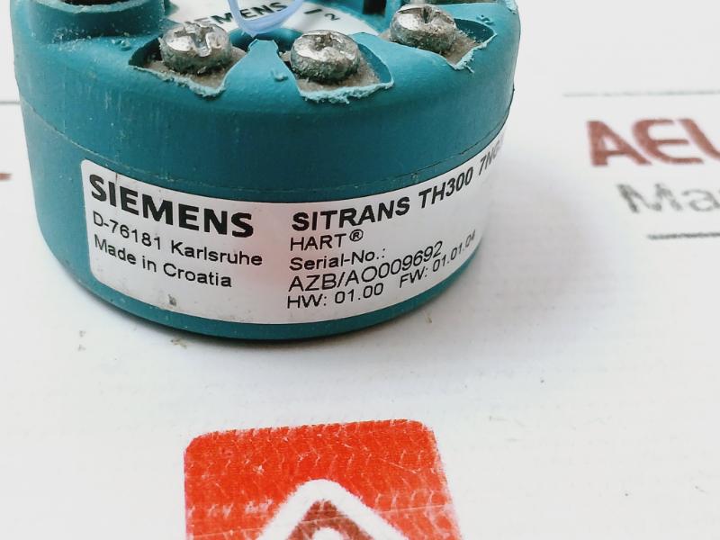Siemens Sitrans Th300 7Ng3212-0Nn00 Temperature Transmitter 01.01.04