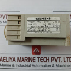 Siemens 7Pr2200-1Gc Time Delay Relay 220V 50Hz 220V-6A 0 5-20S Z56L 300V Ac