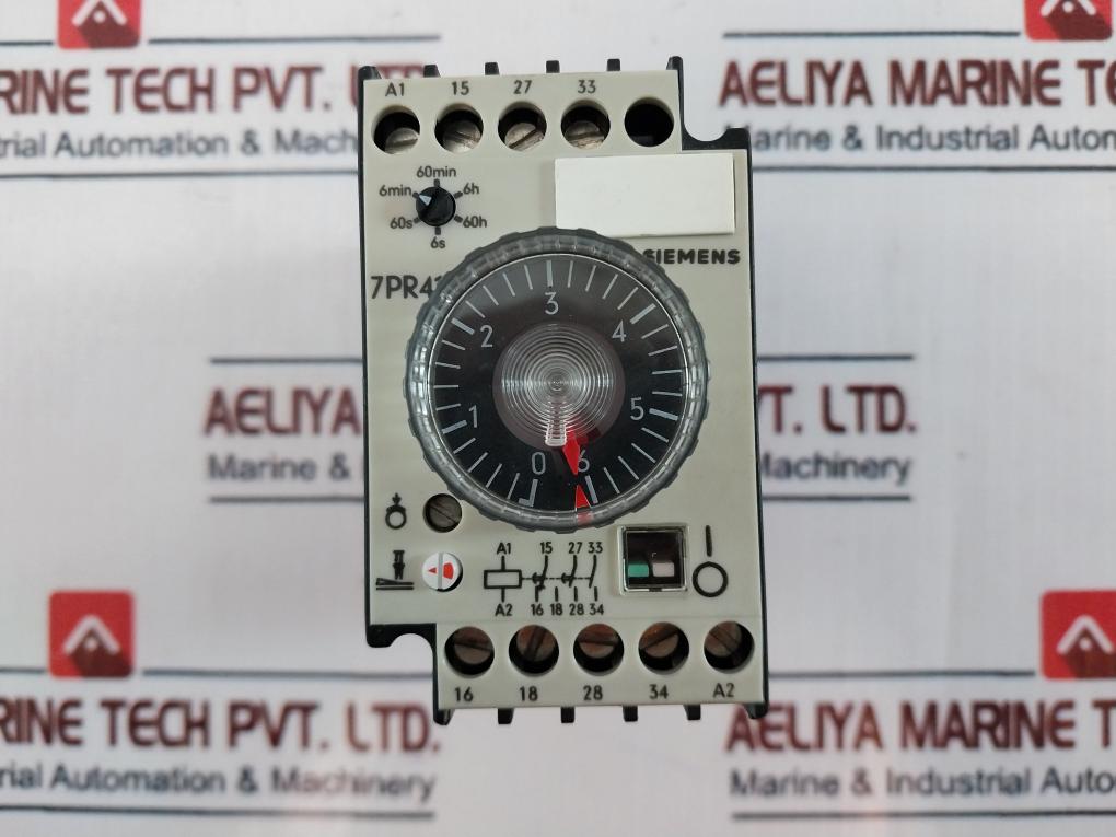 Siemens 7Pr4140-6Pm00 Time Delay Relay 220-230V 50Hz 0.15S-60H