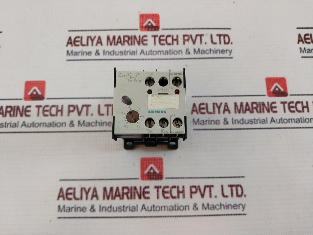 Siemens 7PU1140-1AN20 Time Delay Relay 0.6-6s AC220/240V