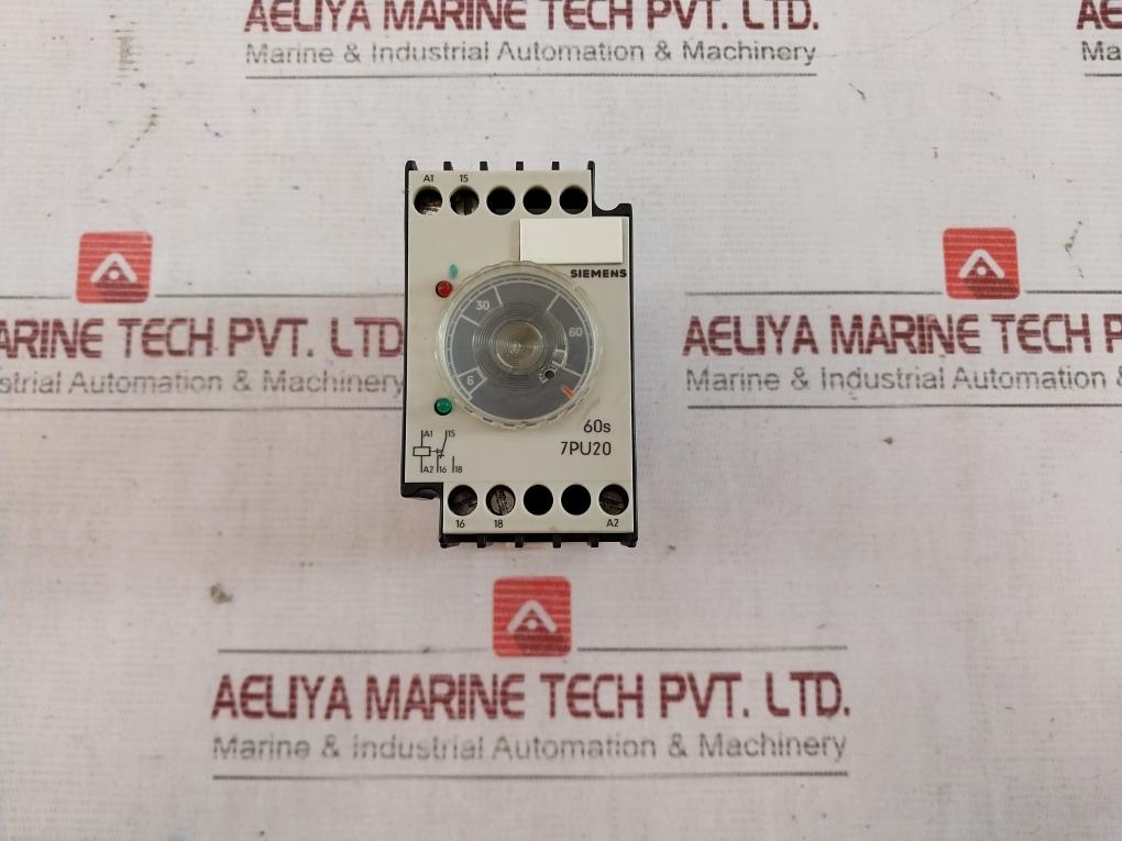 Siemens 7Pu2040-2An20 Time Delay Relay 220-240V 50/60Hz 60S 0.1A 220V