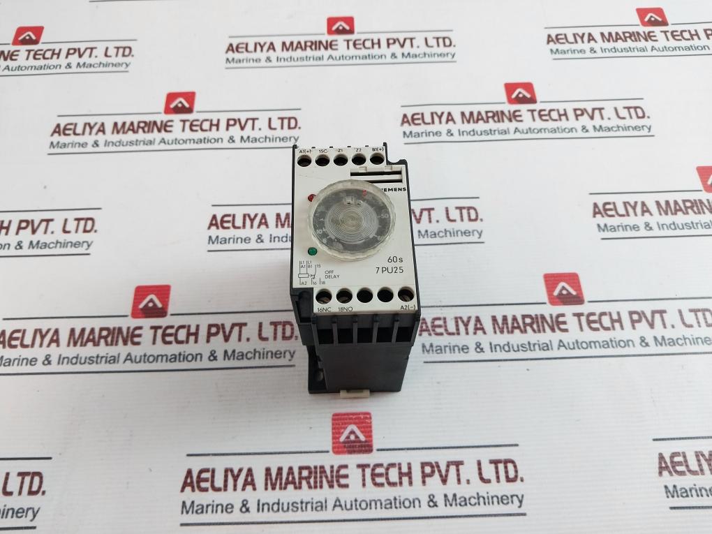 Siemens 7Pu2540-2An23 Timer Relay 50/60Hz