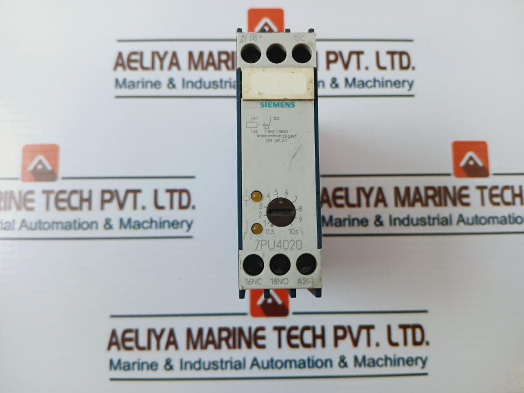 Siemens 7Pu4020-1An20 Time Delay Relay