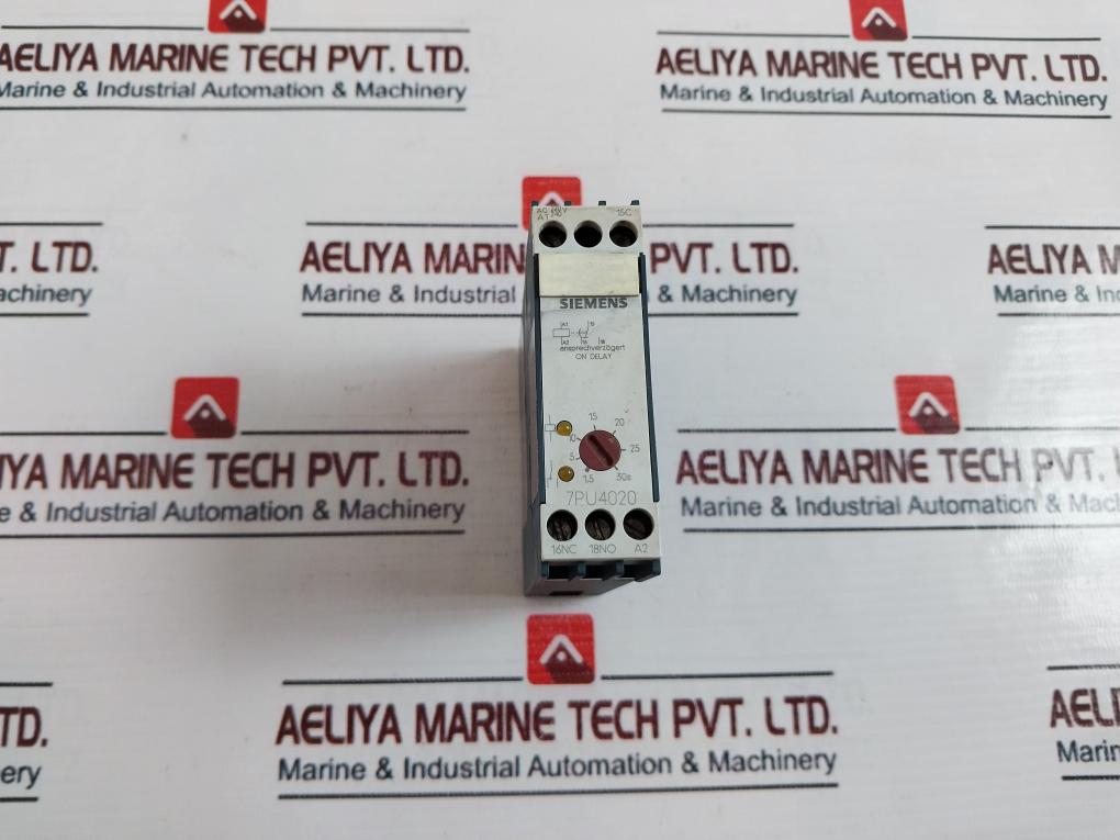 Siemens 7Pu4020-2An20 On Delay Time Relay 1.5-30S