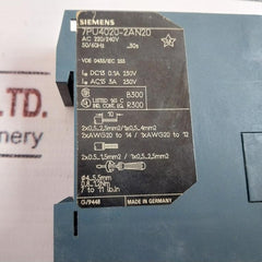 Siemens 7Pu4020-2An20 On Delay Time Relay 1.5-30S