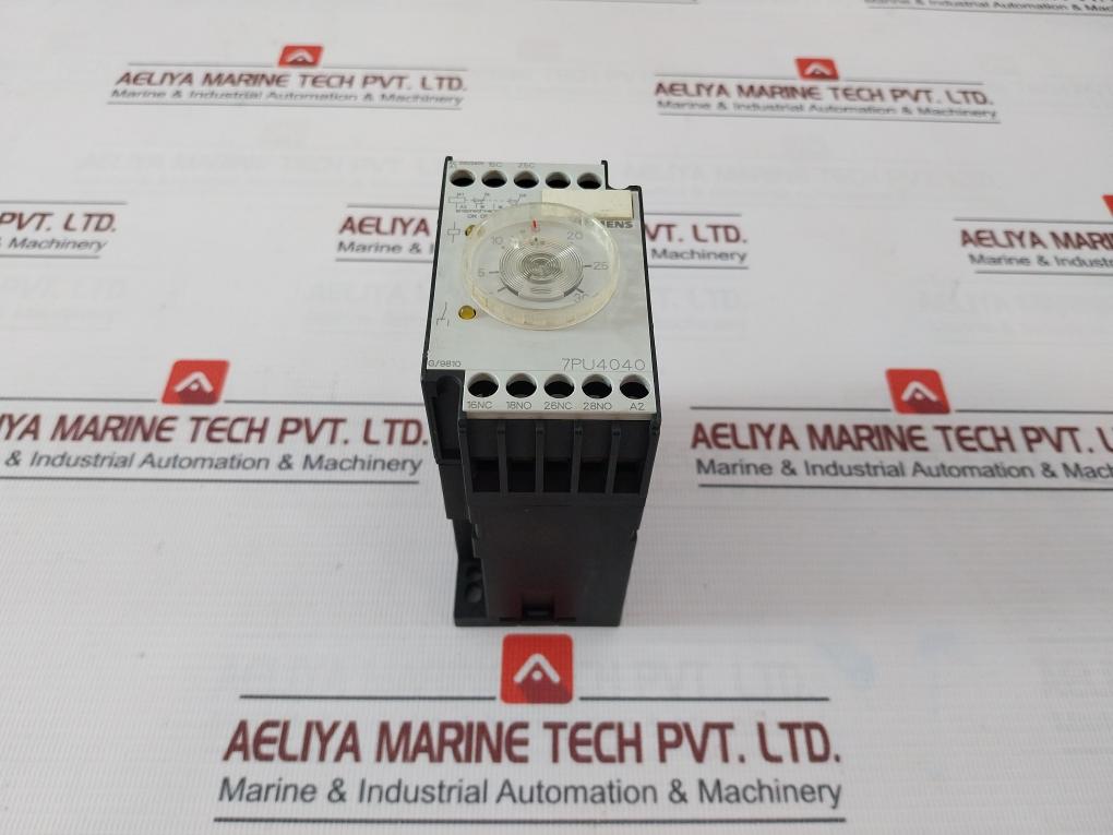 Siemens 7Pu4040-2Bn20 Time Delay Relay Ac 200/240V 50/60Hz G/9810 B300 R300