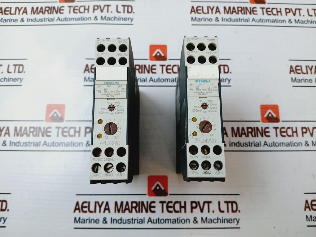 Siemens 7Pu4220-2Bj20 Time Relay 220V 50/60Hz