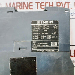 Siemens 7Pu4220-2Bj20 Time Relay 220V 50/60Hz