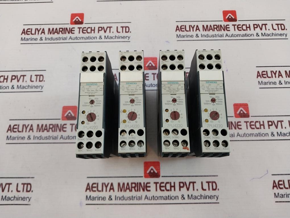 Siemens 7Pu4220-2Bj20 Time Relay 50/60Hz R300