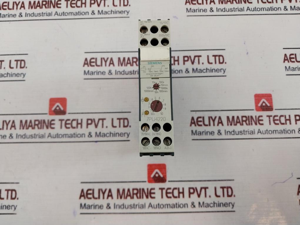 Siemens 7Pu4220-2Bj20 Time Relay 50/60Hz R300
