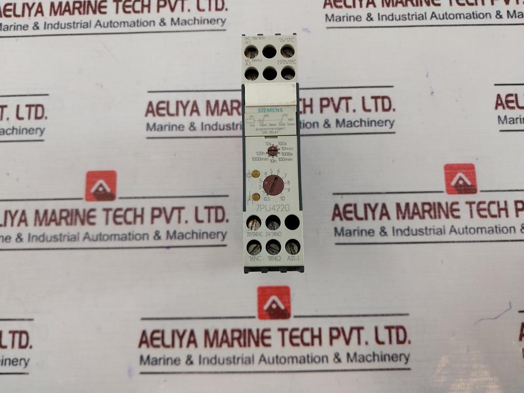 Siemens 7Pu4220-2Bj20 Time Relay 50/60Hz