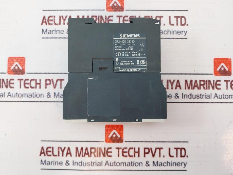 Siemens 7Pu4220-2Bj20 Time Relay 50/60Hz 10S...100H