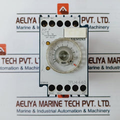 Siemens 7Pu4440-1An20 Time Relay 0,5-10S Ac 200/240V 50/60Hz
