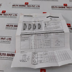 Siemens 7Pv0732-1Av20 Electronic Time Relay 20 To 240V Ac/Dc