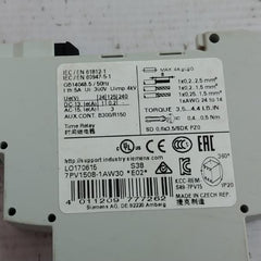 Siemens 7Pv1508-1Aw30 Multifunction Timing Relay 12-240Vac/Dc 50/60Hz 5A 300V