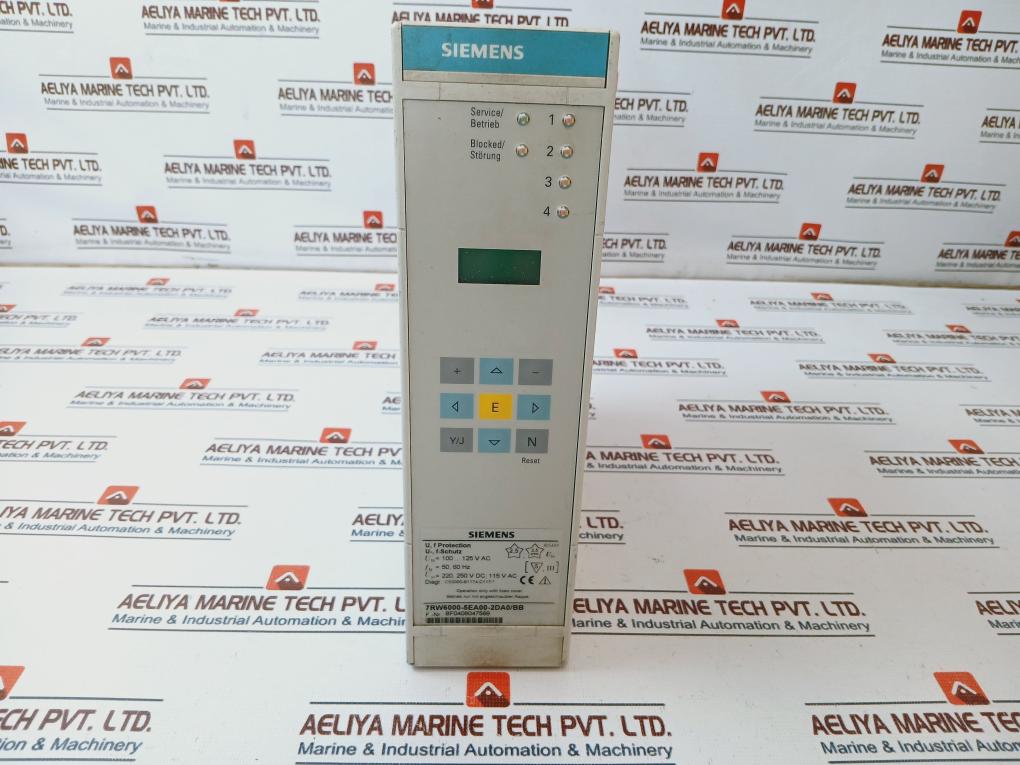 Siemens 7Rw6000-5Ea00-2Da0/Bb Voltage, Frequency & Overexcitation Relay