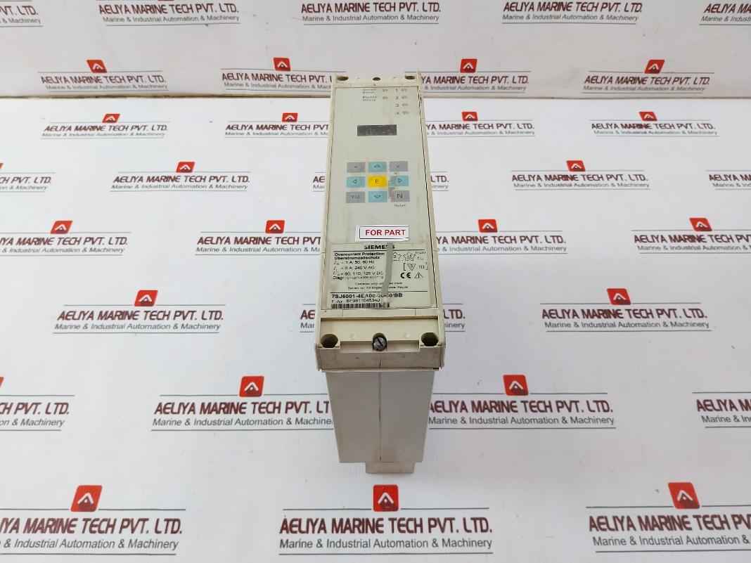 Siemens 7Sj6001-4Ea00-0Da0/Bb Overcurrent-time Protection Relay (Not Working)