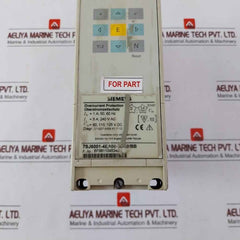 Siemens 7Sj6001-4Ea00-0Da0/Bb Overcurrent-time Protection Relay (Not Working)