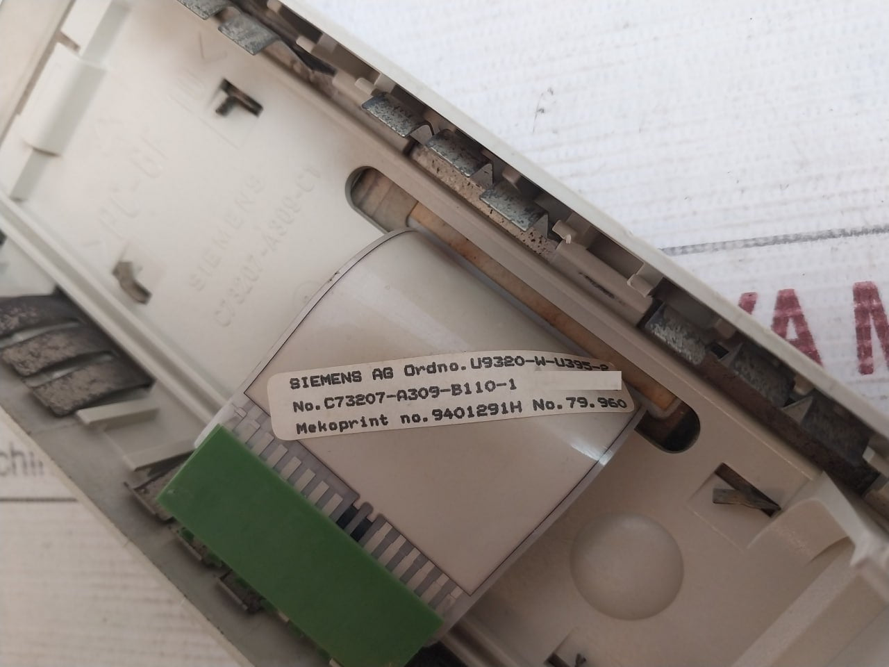 Siemens 7Sj6001-4Ea00-0Da0/Bb Overcurrent Protection Relay (Front Part Only)