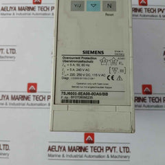 Siemens 7Sj6005-5Ea00-0Da0/Bb Overcurrent Protection Relay 5A 50-60Hz Rs485
