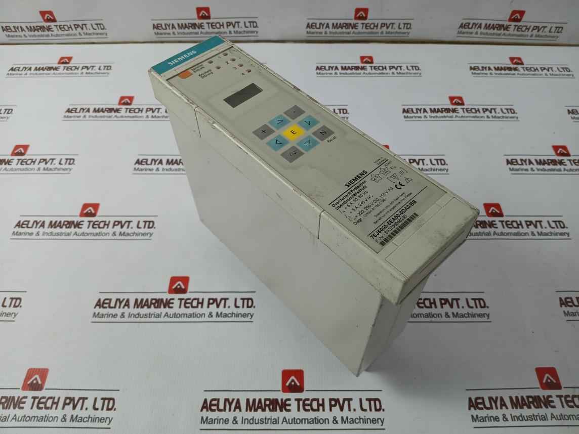 Siemens 7Sj6005-5Ea00-0Da0/Bb Overcurrent Protection Relay 5A 50-60Hz Rs485