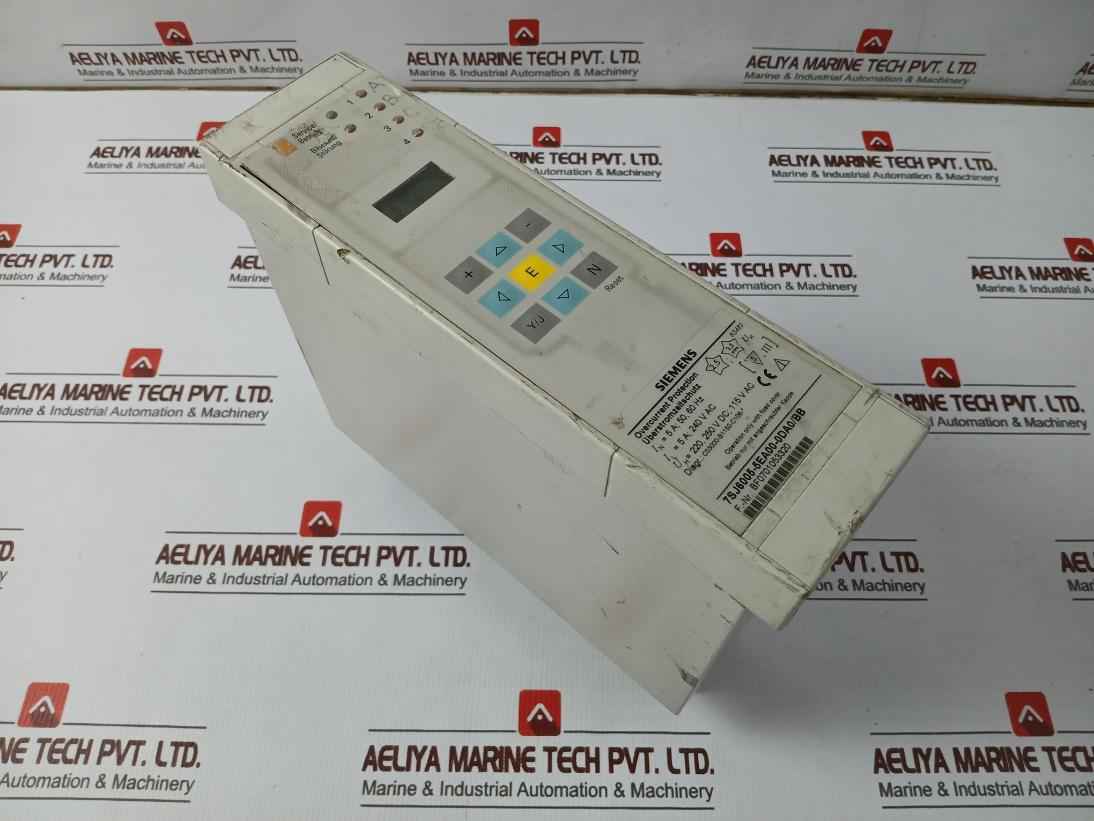 Siemens 7Sj6005-5Ea00-0Da0/Bb Overcurrent Protection Relay Rs485 5A 240Vac