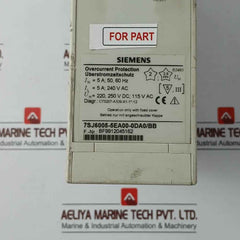 Siemens 7Sj6005-5Ea00-0Da0/Bb Overcurrent Protection Relay Rs485 (Not Working)