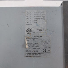 Siemens 7Sj8011-5Eb90-1Fa0Cc Overcurrent Relay