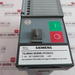 Siemens 7Sj8042-5Eb90-1Fc0/Cc Overcurrent Protection Relay 5A 240V 50Hz/60Hz