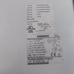 Siemens 7Sj8042-5Eb90-1Fc0/Cc Overcurrent Protection Relay 5A 240V 50Hz/60Hz