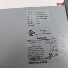 Siemens 7Sk8022-5Eb90-1Hd0/Cc Siprotec Motor Protection With Profibus Rs232-lwl