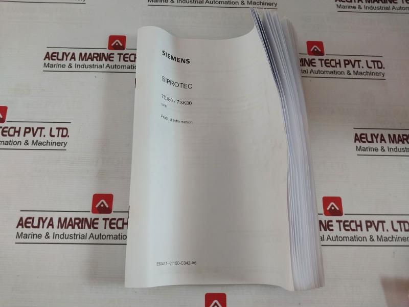 Siemens 7Sk8022-5Eb90-1Hd0/Cc Siprotec Motor Protection With Profibus Rs232-lwl