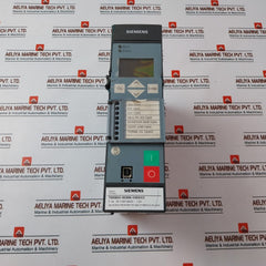 Siemens 7Sk8031-5Eb90-1He0/Cc Overcurrent Protection Relay 100V To 125V