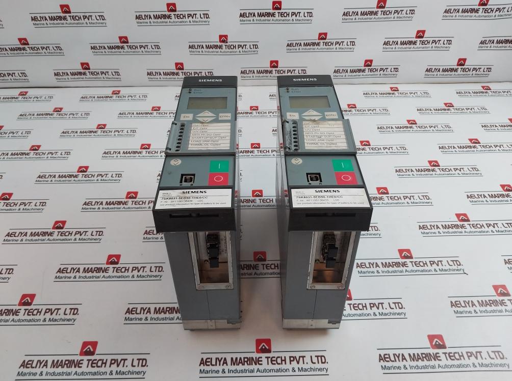 Siemens 7Sk8031-5Eb90-1He0/Cc Overcurrent Protection Relay 5A/240V Ac