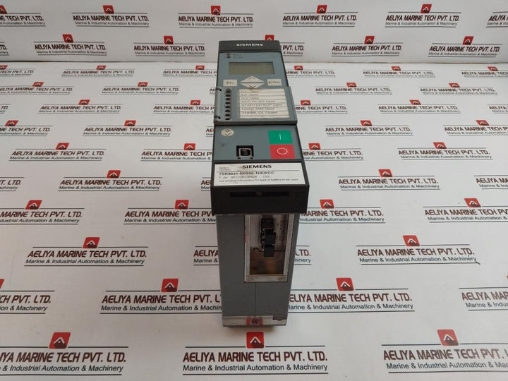Siemens 7Sk8031-5Eb90-1He0/Cc Overcurrent Protection Relay 5A/240V Ac