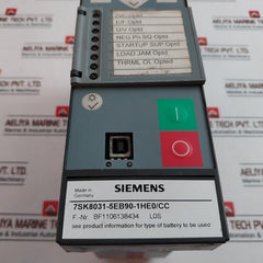 Siemens 7Sk8031-5Eb90-1He0/Cc Overcurrent Protection Relay C73334-a1-a81-1