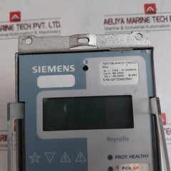 Siemens 7Sr1706-4Ha12-1Ca0/Cc Motor Protection Relay Fn 50/60Hz Bi 88V - Aeliya Marine Tech