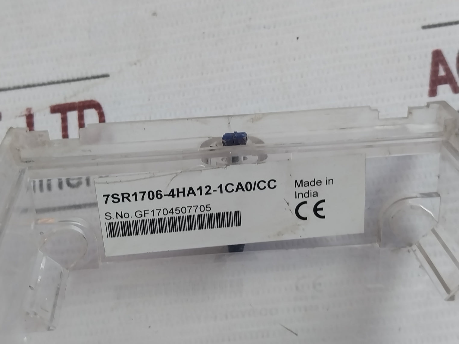 Siemens 7Sr1706-4Ha12-1Ca0/Cc Motor Protection Relay Fn 50/60Hz Bi 88V - Aeliya Marine Tech