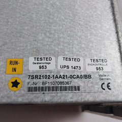 Siemens 7Sr2102-1Aa21-0Ca0/Bb Overcurrent Relay 30/220V 50/60Hz ~1/5A