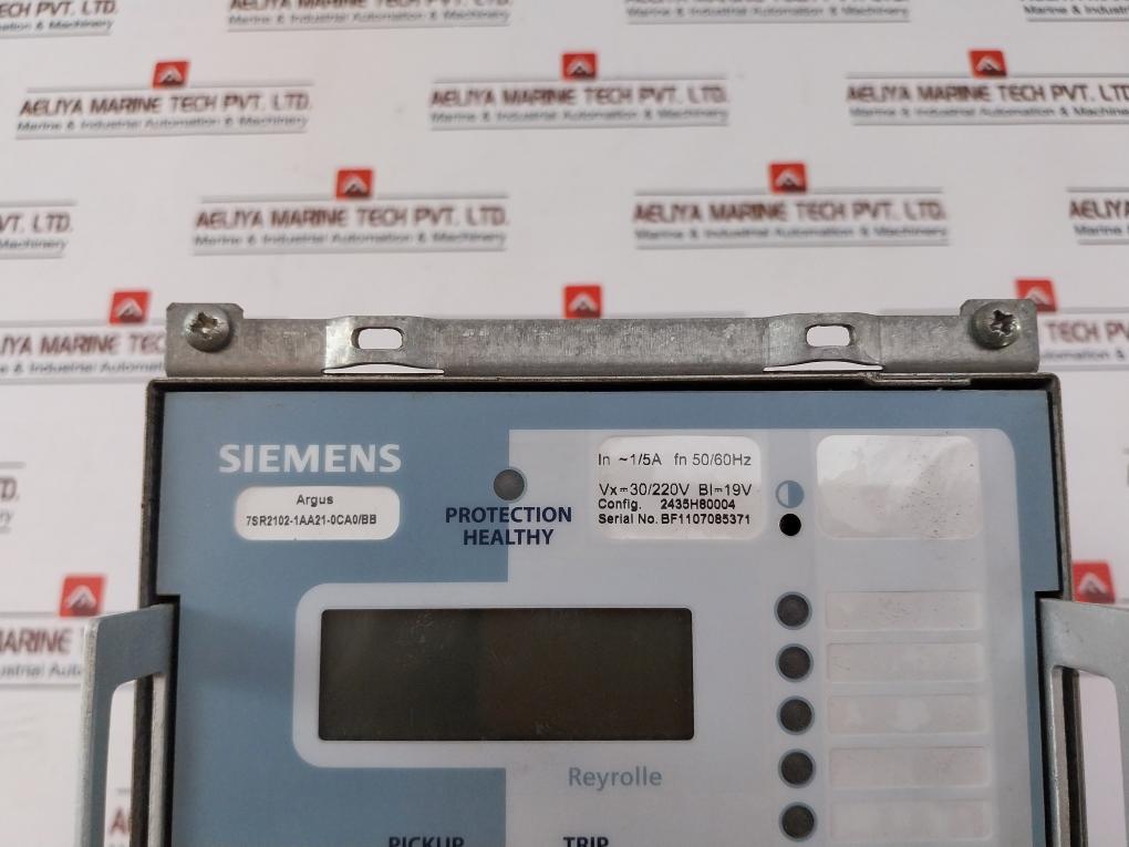 Siemens 7Sr2102-1Aa21-0Ca0/Bb Overcurrent Relay 50/60Hz