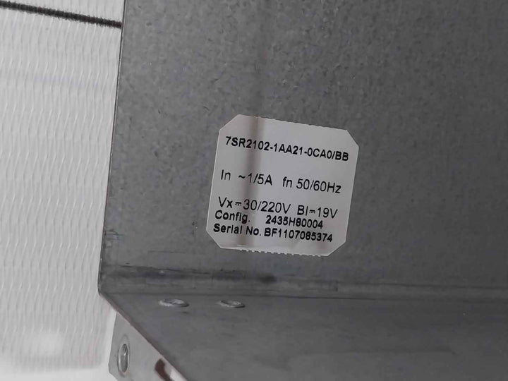 Siemens 7Sr2102-1Aa21-0Ca0/Bb Overcurrent Relay ~1/5A 30/220V 50/60Hz 94V-0
